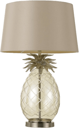 Sea Lighting Ovoce Glass Table Lamp, Dalia Champagne Glass Table Lamp